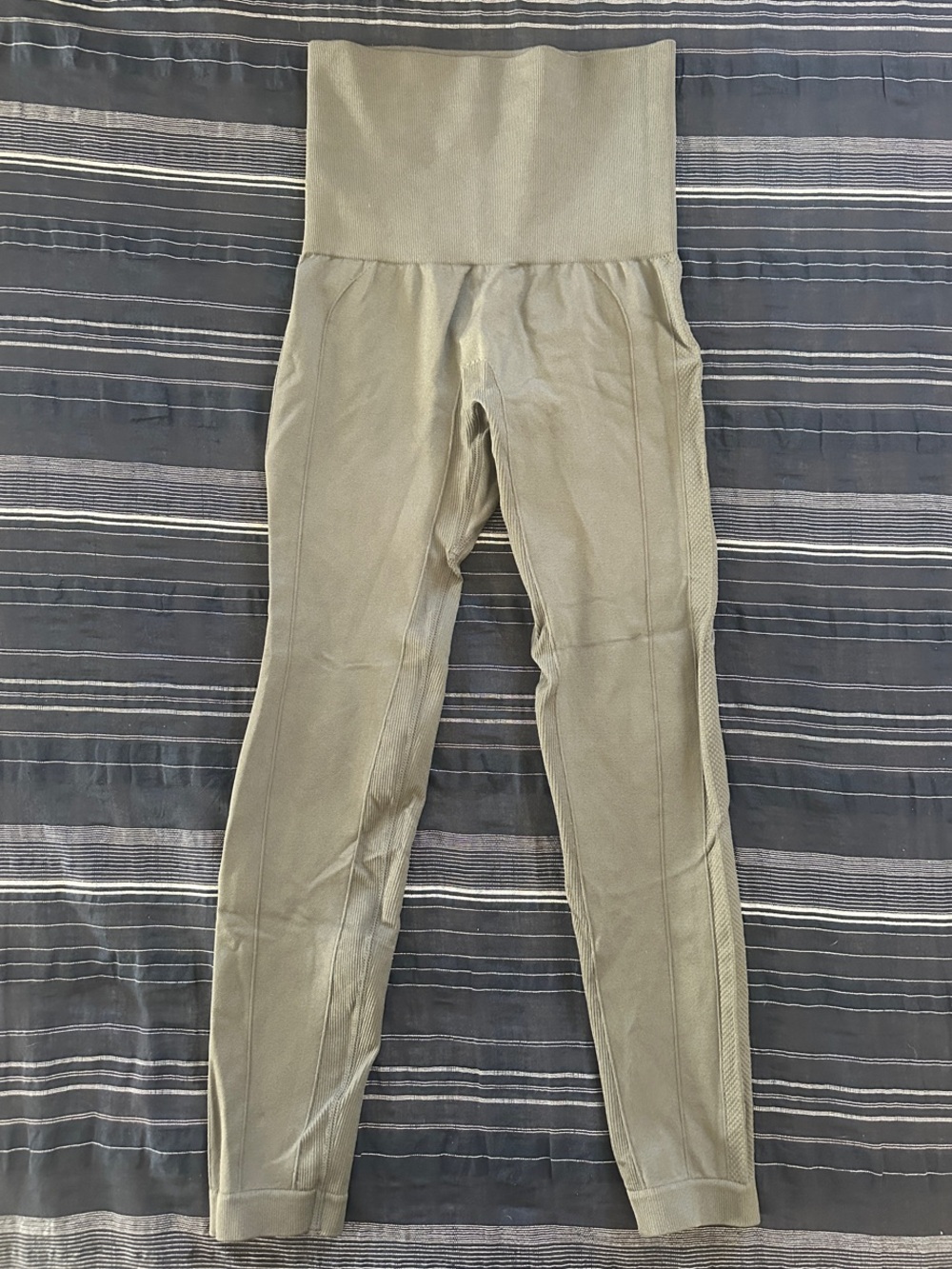 Homma High-Waist grey-green Leggings - Women's size S